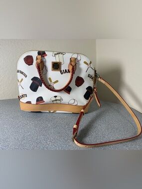 Dooney & Bourke MLB San Francisco Giants Baseball Satchel Crossbody Purse NWT